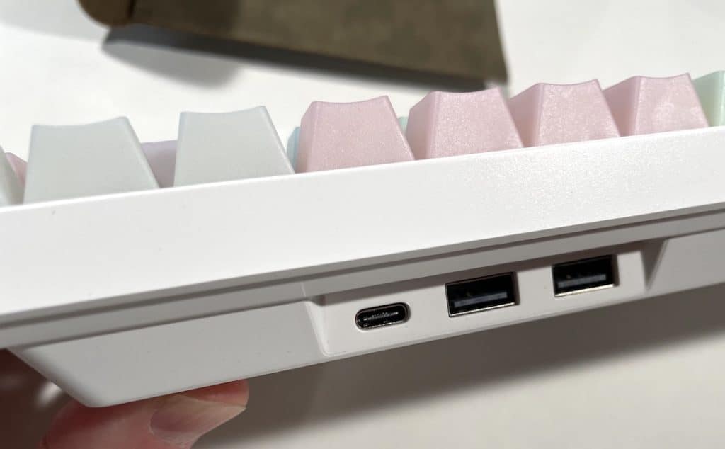 A keyboard with extra USB inputs!