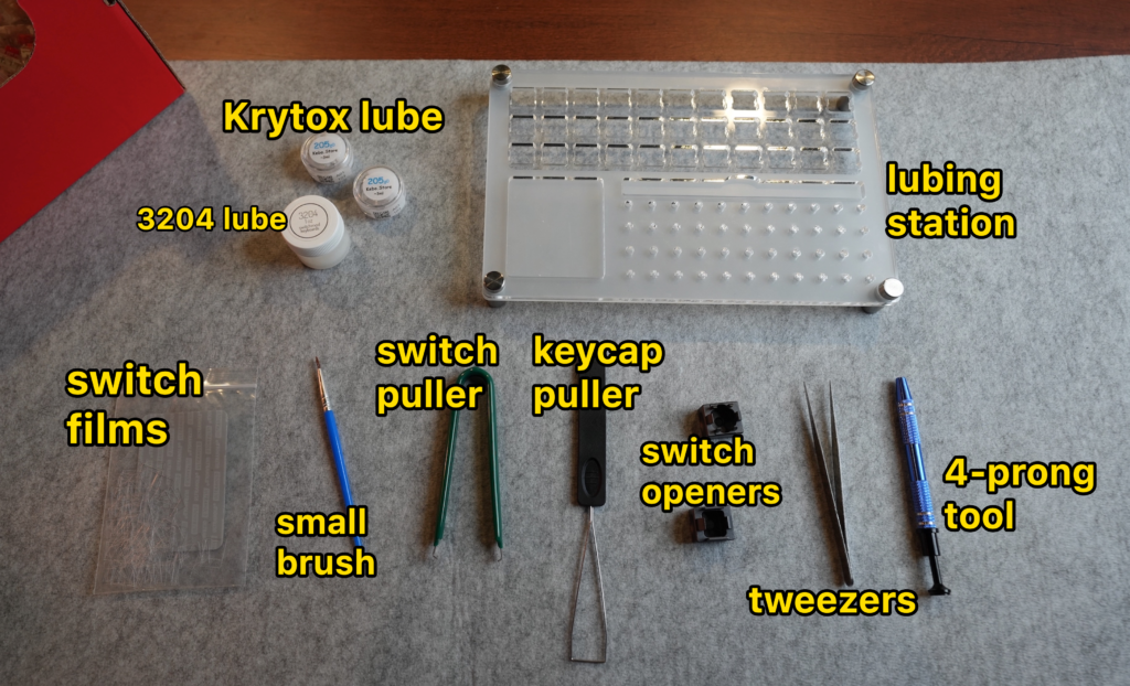 switch lubing tools