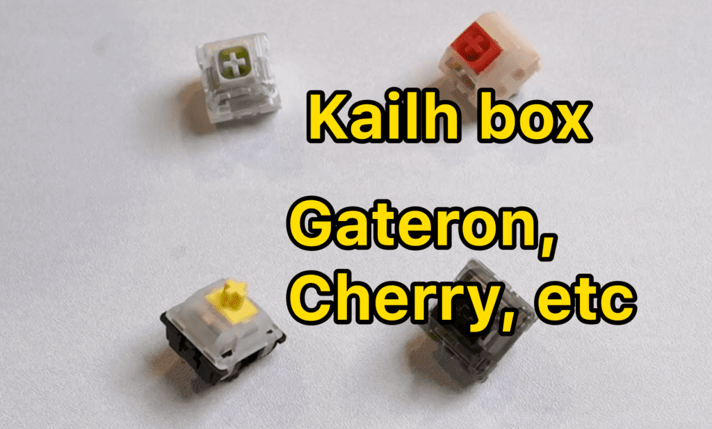 kailh box stem vs gateron and cherry