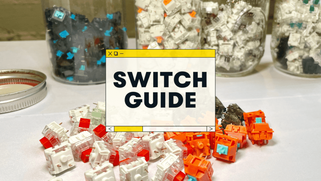 mechanical switch guide