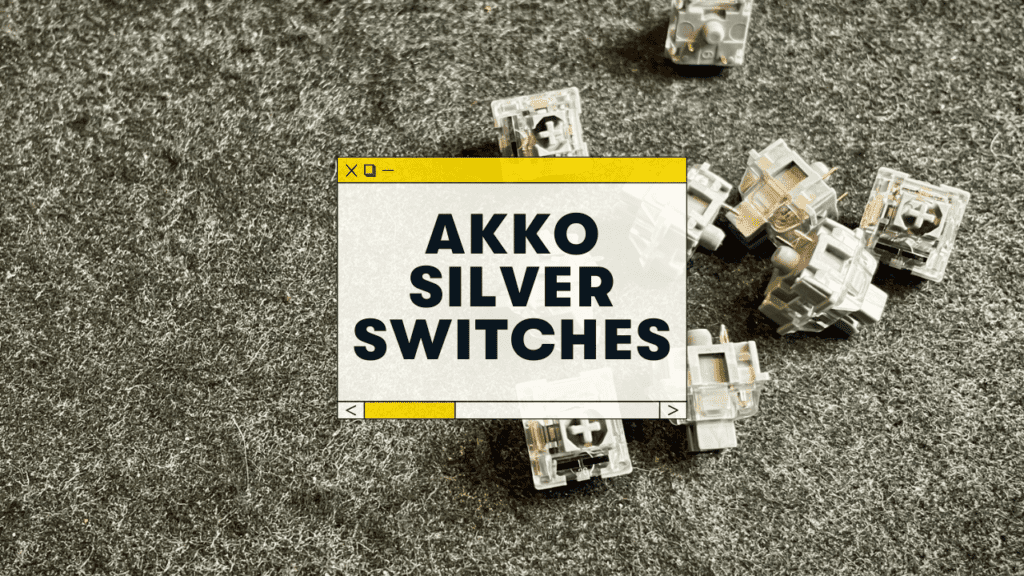 akko silver switches review and sound test
