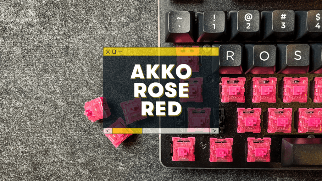 akko rose red review and sound test
