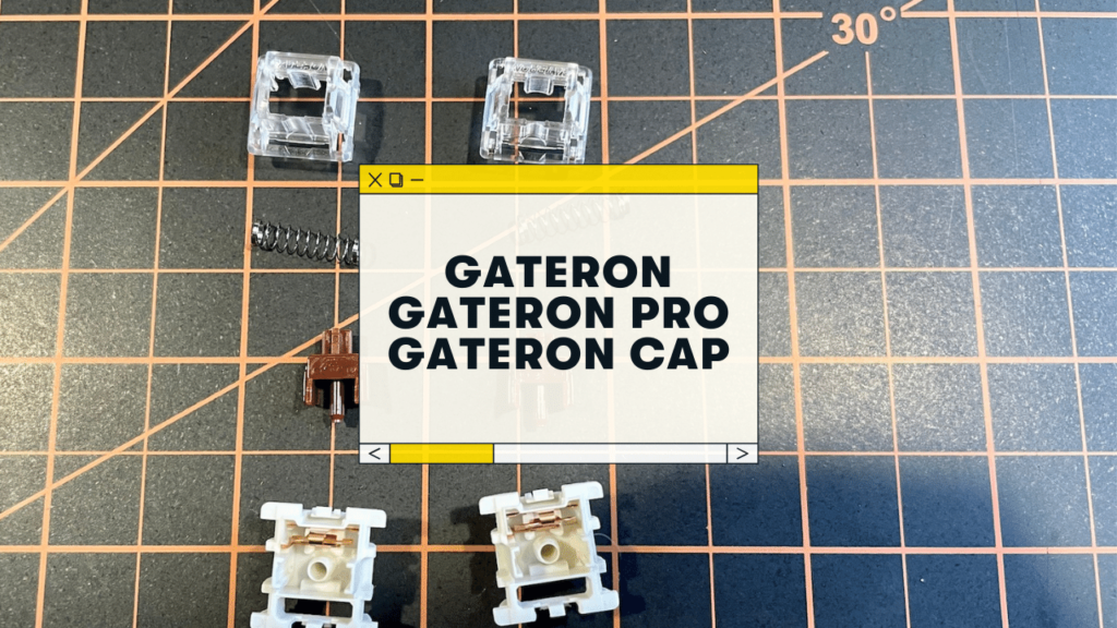 gateron vs gateron pro vs cap
