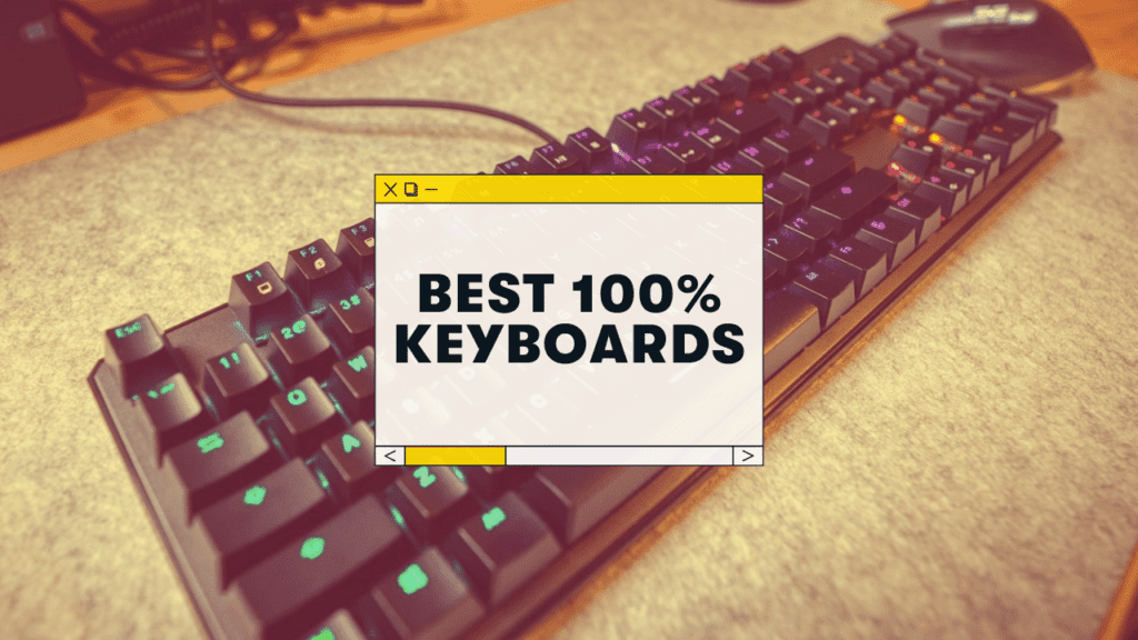 best 100 full size keyboard